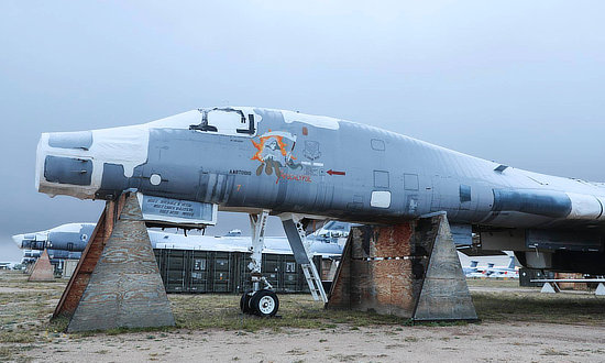 B-1B Lancer "Apocalypse" in storage at Davis-Monthan AFB's AMARG facility