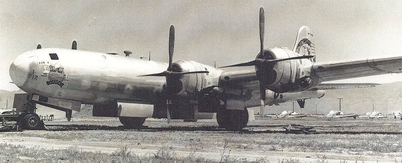 Boeing B-29 "Bockscar" in storage at Davis-Monthan AFB