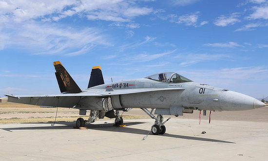 F/A-18A Hornet, 162442, in storage at AMARG