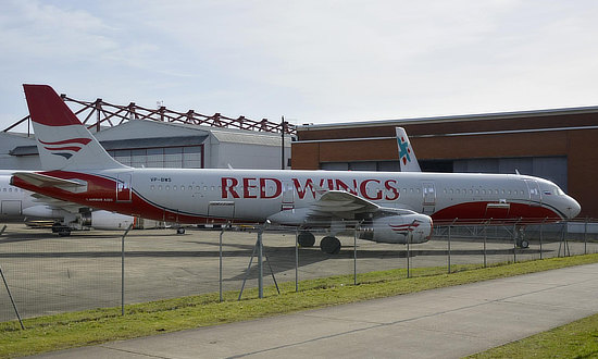 Airliner operations around the Chateauroux Airport in 2021 ... Red Wings Airbus A321