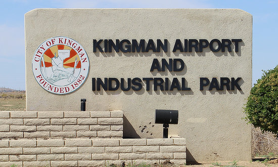 Entrance to Kingman Airport and Industrial Park