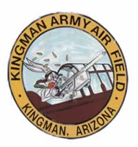 The logo of the Kingman Army Air Field in Arizona