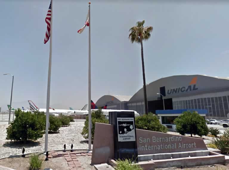 UNICAL airliner maintenance facilities at the San Bernardino International Airport