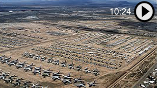 Video of the AMARG boneyard at Davis-Monthan AFB in Tucson, Arizona