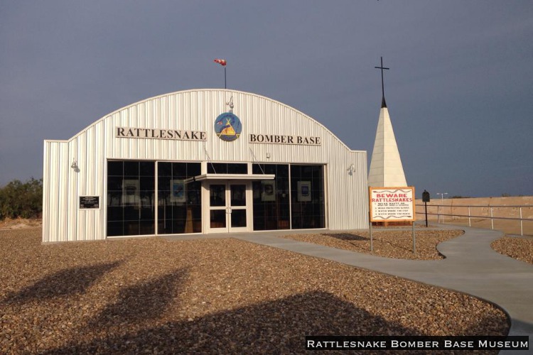 The Rattlesnake Bomber Base Museum in Monahans, Texas
